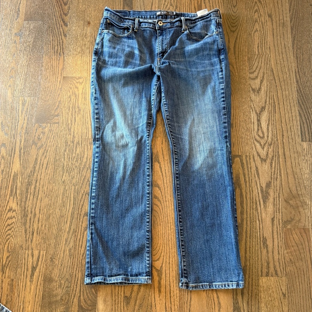 Levi's 505 classic straight leg Blue Denim Jeans size 14S